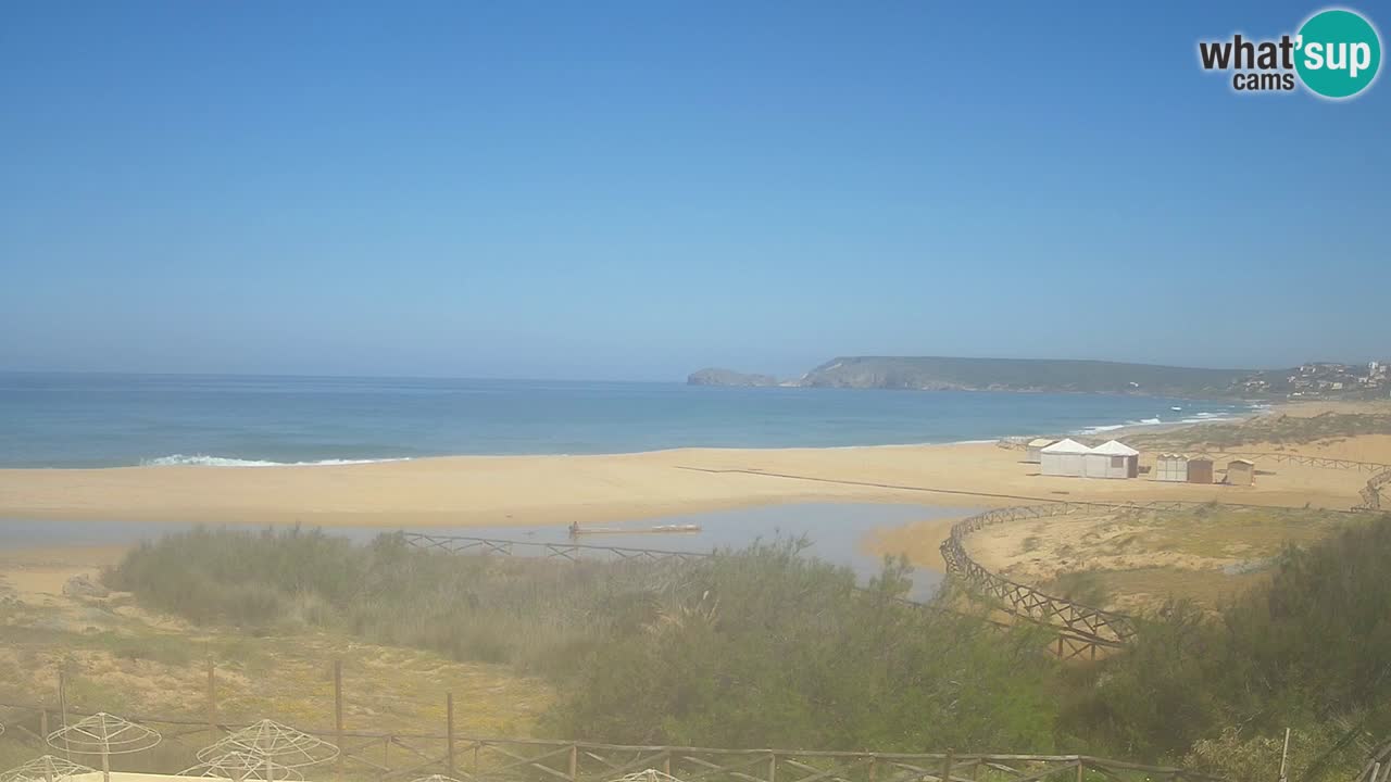 Webcam Torre dei Corsari – Liveblick auf den Strand von Punta Usai