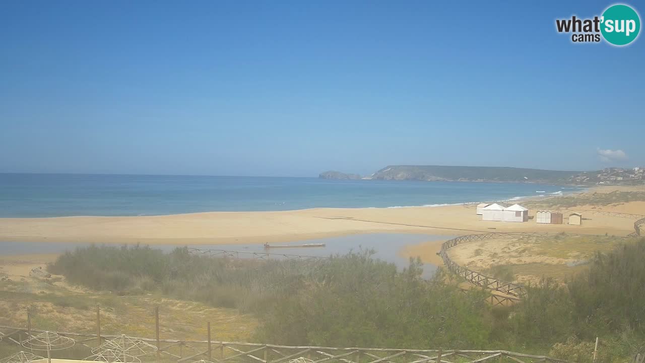 Webcam Torre dei Corsari – Vue en direct sur la plage depuis Punta Usai