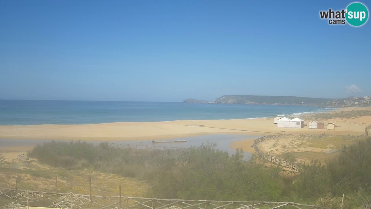 Webcam Torre dei Corsari – Vista live sulla spiaggia da Punta Usai