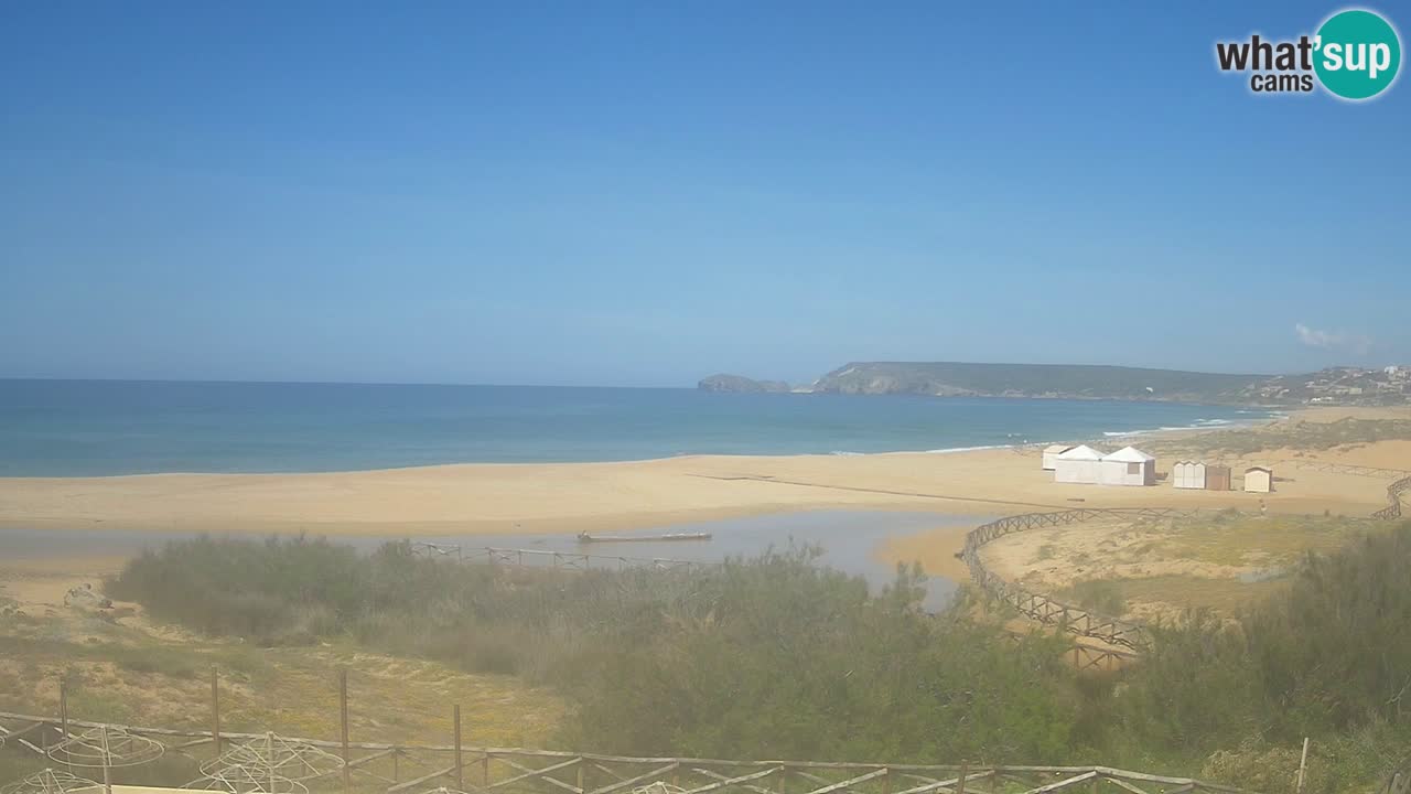 Cámara web Torre dei Corsari – Vista en directo de la playa desde Punta Usai