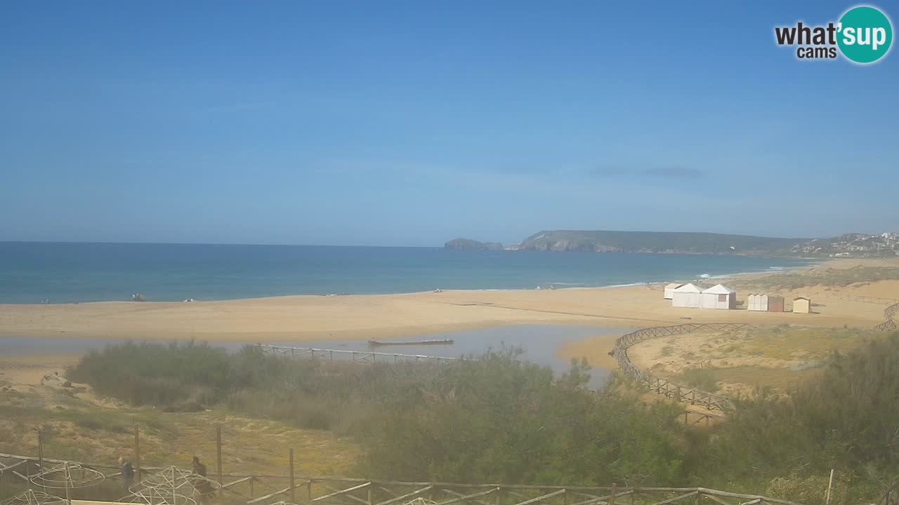 Webcam Torre dei Corsari – Vista live sulla spiaggia da Punta Usai
