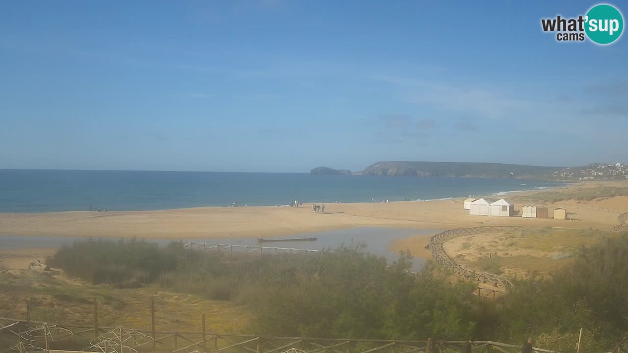 Webcam Torre dei Corsari – Vue en direct sur la plage depuis Punta Usai