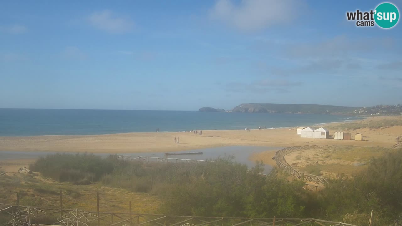 Webcam Torre dei Corsari – Vista live sulla spiaggia da Punta Usai