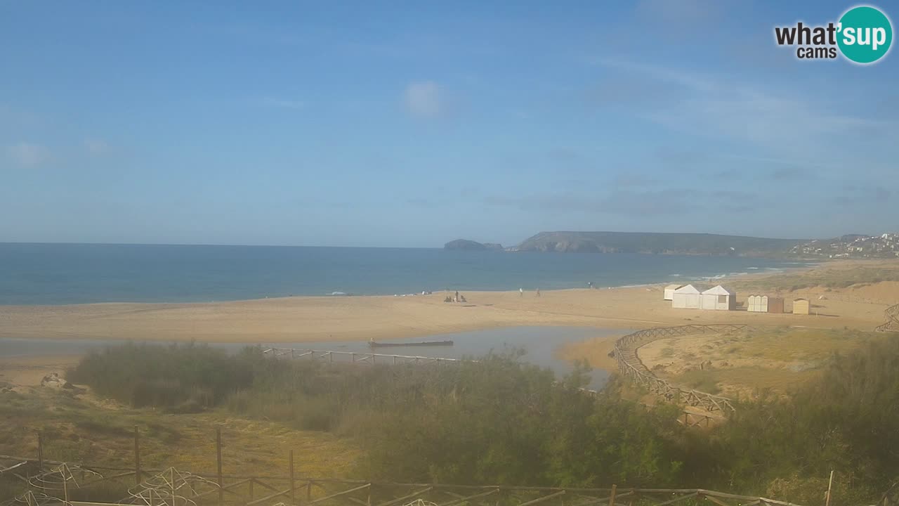 Cámara web Torre dei Corsari – Vista en directo de la playa desde Punta Usai