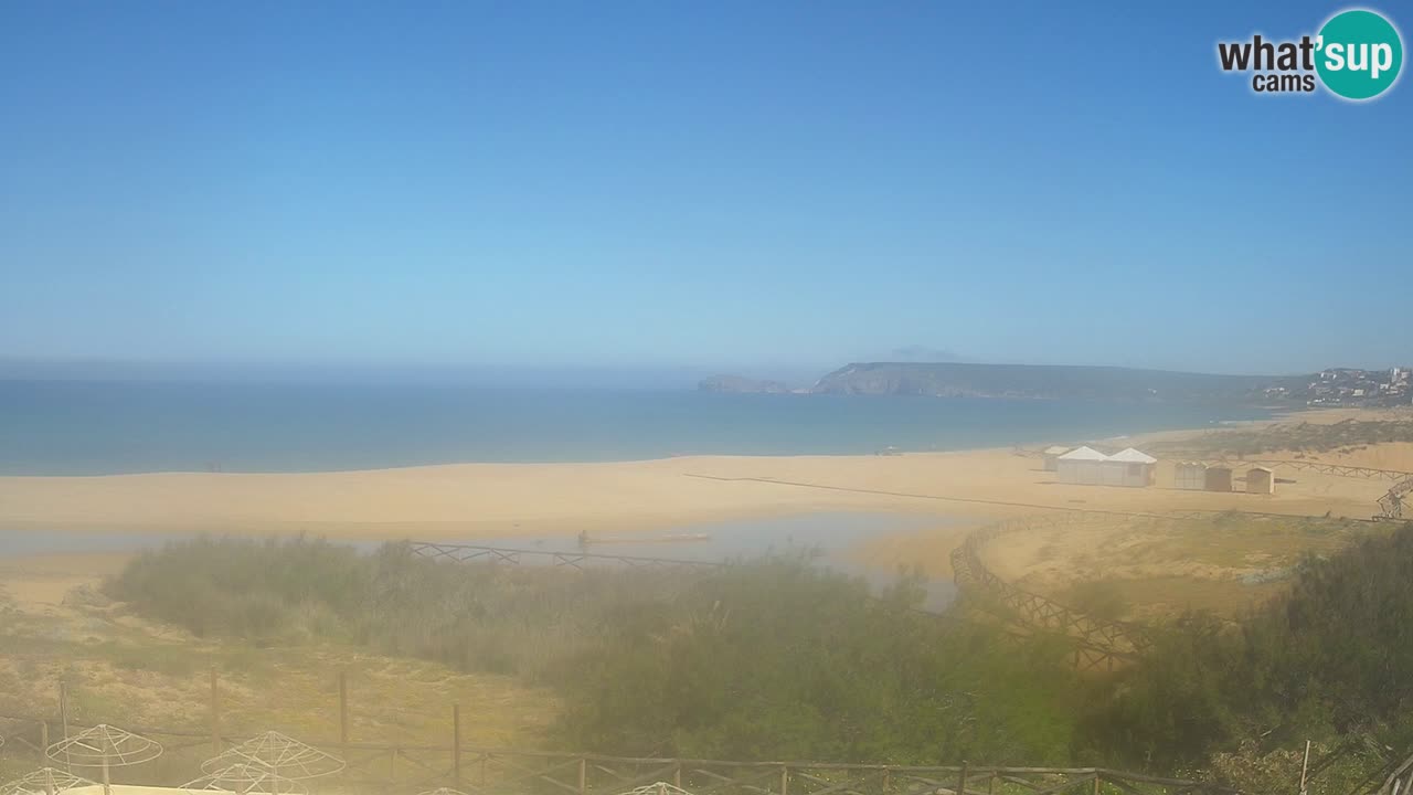 Webcam Torre dei Corsari – Vue en direct sur la plage depuis Punta Usai