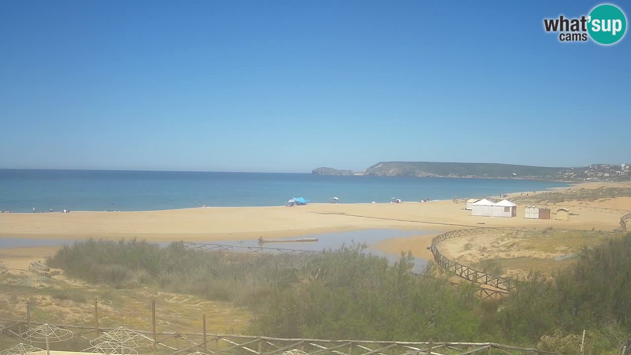 Webcam Torre dei Corsari – Live Beach View from Punta Usai
