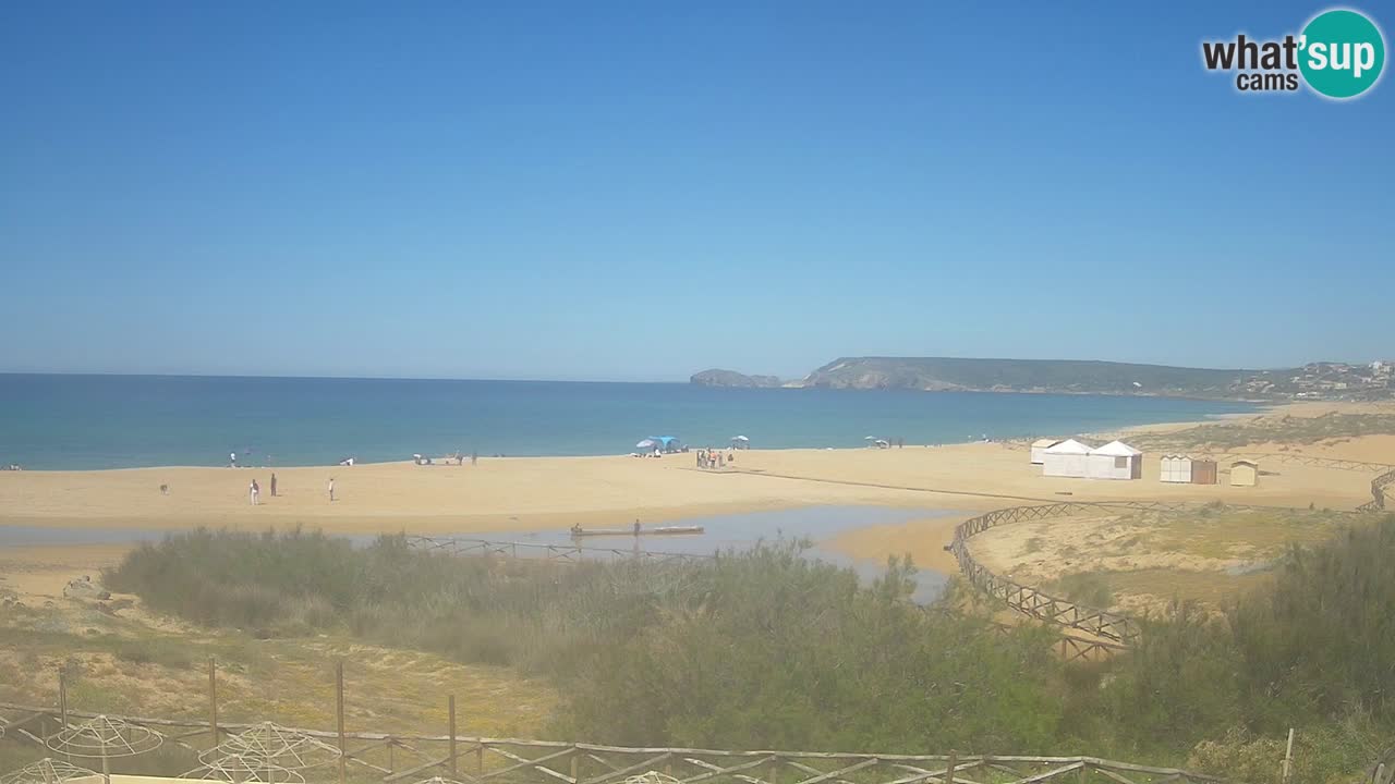 Webcam Torre dei Corsari – Vue en direct sur la plage depuis Punta Usai