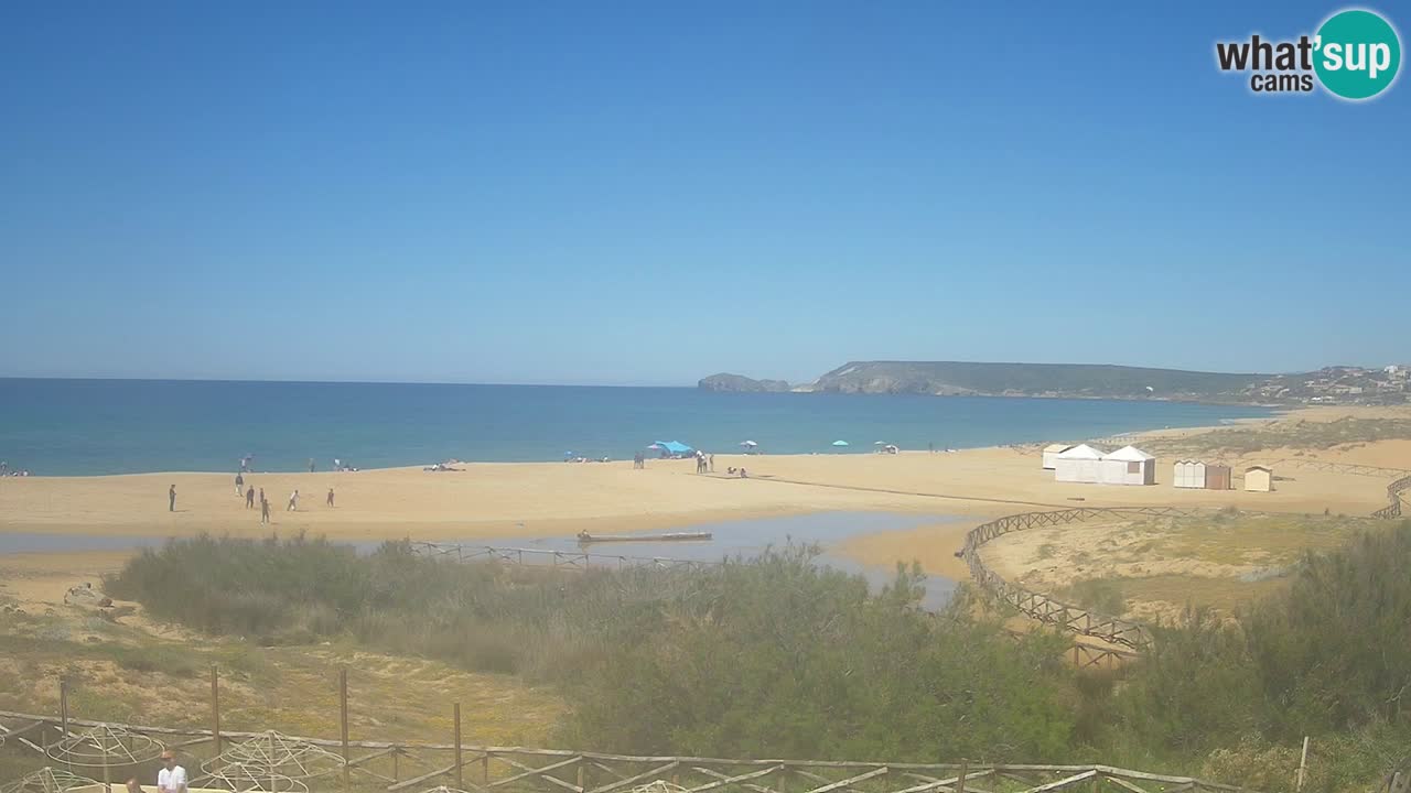 Webcam Torre dei Corsari – Vista live sulla spiaggia da Punta Usai