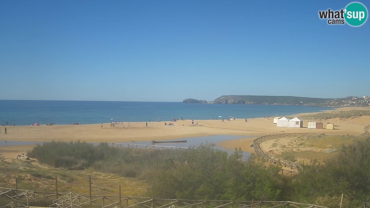 Web kamera Torre dei Corsari – Pogled uživo na plažu s Punta Usai