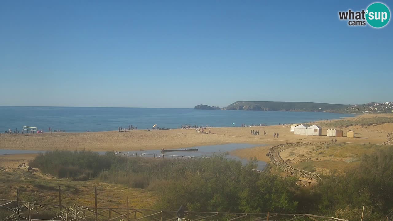 Cámara web Torre dei Corsari – Vista en directo de la playa desde Punta Usai