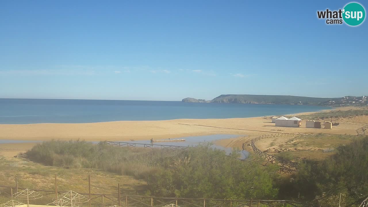 Webcam Torre dei Corsari – Vue en direct sur la plage depuis Punta Usai