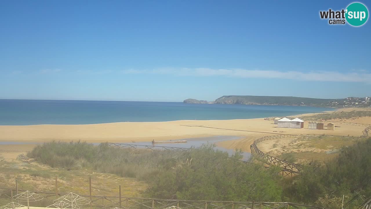 Webcam Torre dei Corsari – Liveblick auf den Strand von Punta Usai