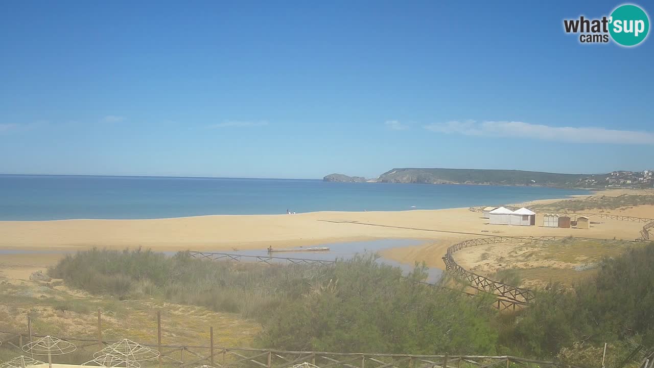 Webcam Torre dei Corsari – Live Beach View from Punta Usai