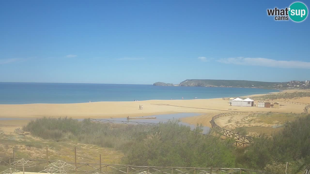 Webcam Torre dei Corsari – Vue en direct sur la plage depuis Punta Usai