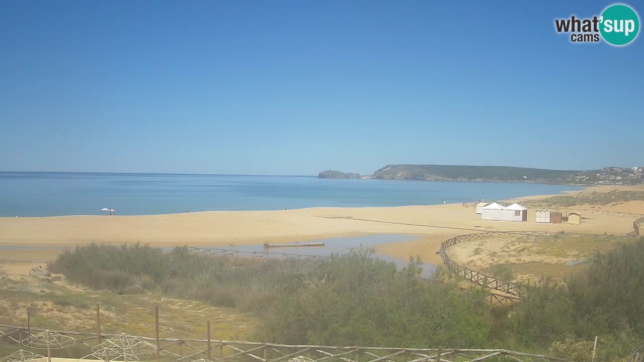 Webcam Torre dei Corsari – Live Beach View from Punta Usai