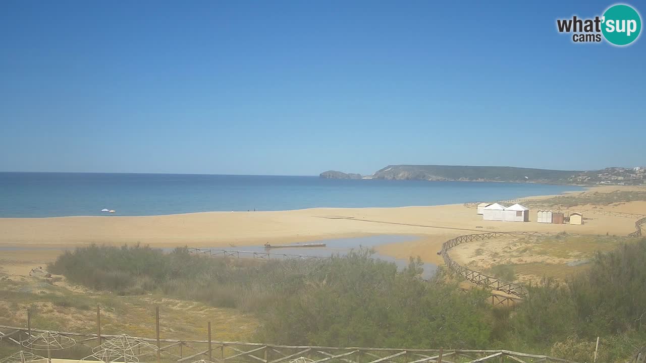 Cámara web Torre dei Corsari – Vista en directo de la playa desde Punta Usai