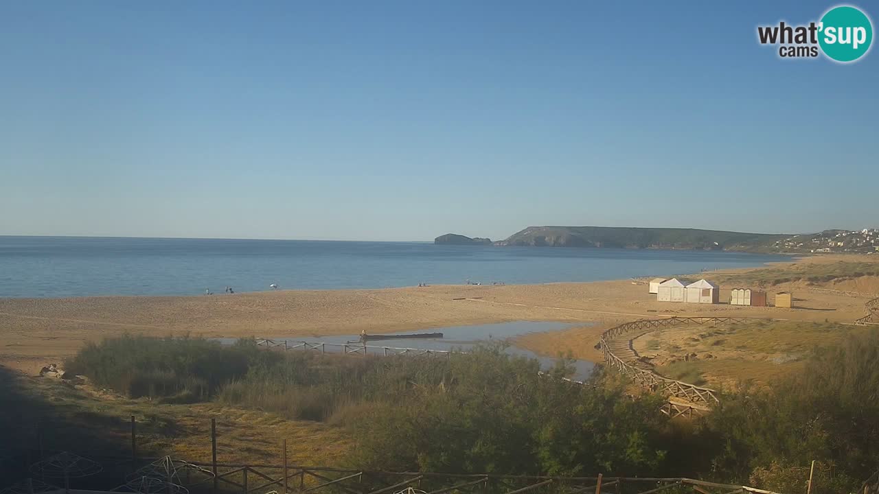 Spletna kamera Torre dei Corsari – Pogled v živo na plažo s Punta Usai