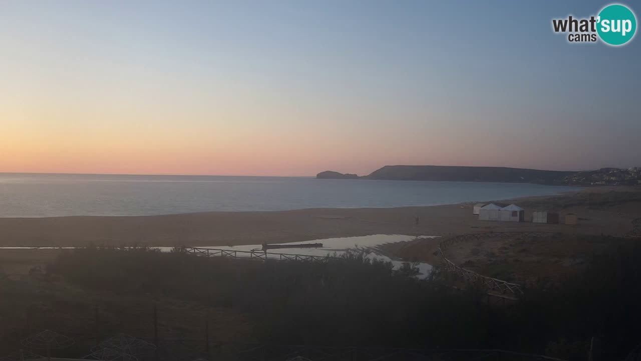 Cámara web Torre dei Corsari – Vista en directo de la playa desde Punta Usai