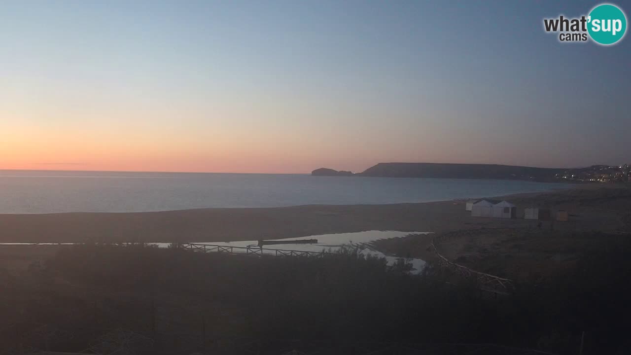Webcam Torre dei Corsari – Vista live sulla spiaggia da Punta Usai