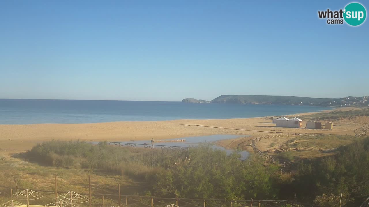 Webcam Torre dei Corsari – Vista live sulla spiaggia da Punta Usai