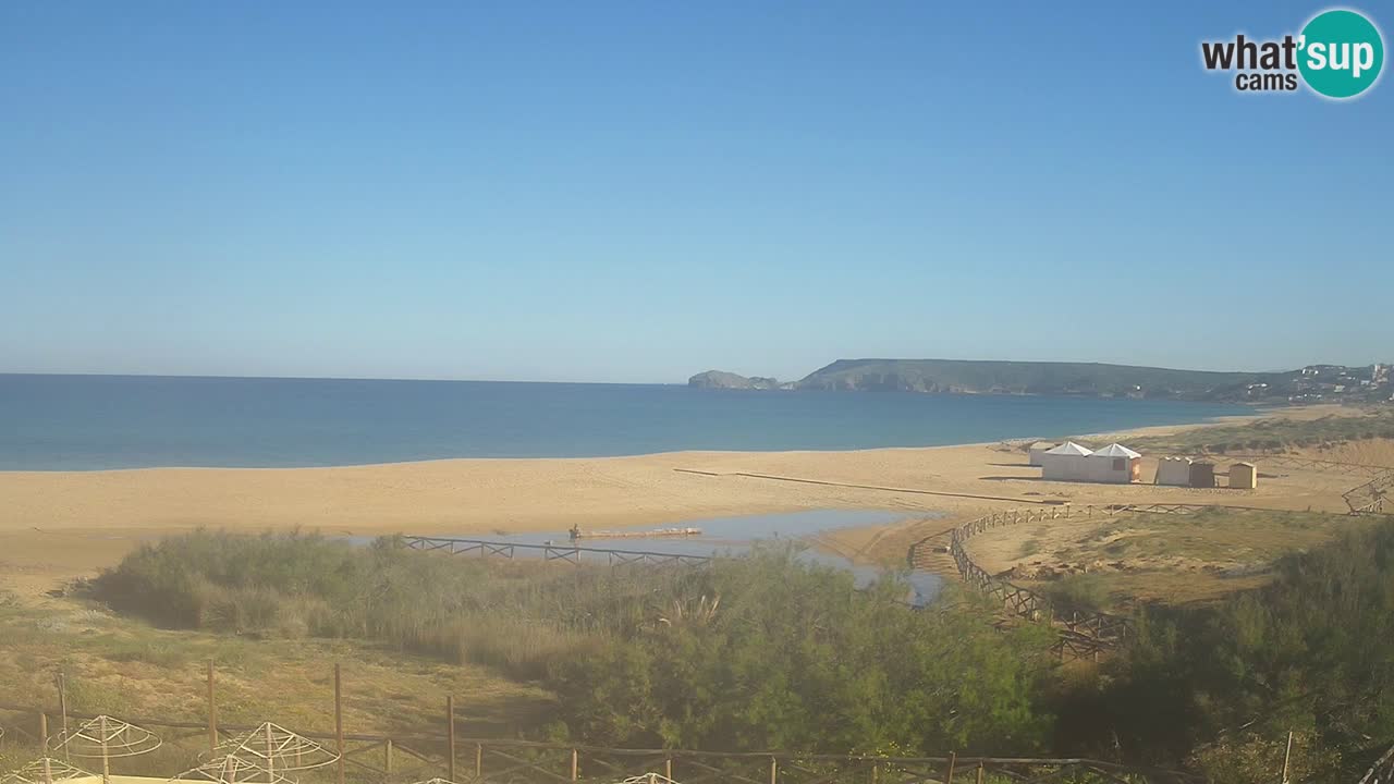 Webcam Torre dei Corsari – Vista live sulla spiaggia da Punta Usai