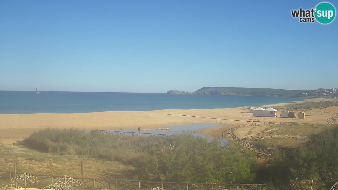 Webcam Torre dei Corsari – Vue en direct sur la plage depuis Punta Usai