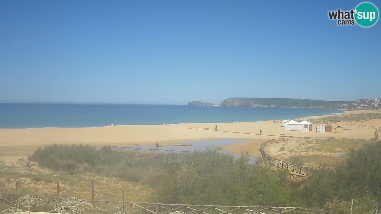 Webcam Torre dei Corsari – Liveblick auf den Strand von Punta Usai