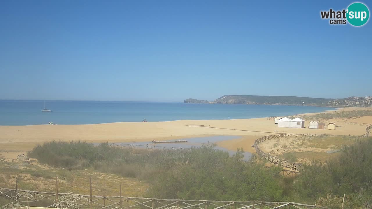 Webcam Torre dei Corsari – Liveblick auf den Strand von Punta Usai