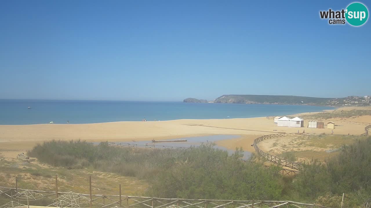 Webcam Torre dei Corsari – Vue en direct sur la plage depuis Punta Usai