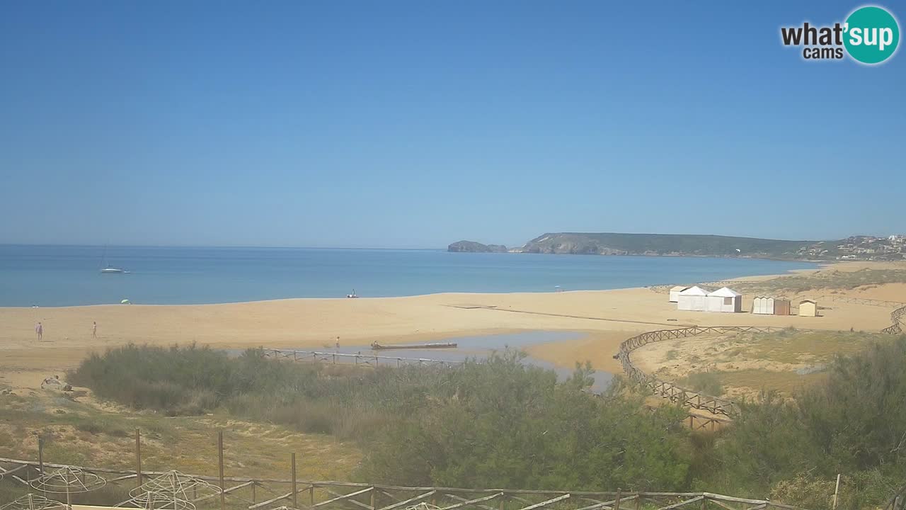 Webcam Torre dei Corsari – Vista live sulla spiaggia da Punta Usai