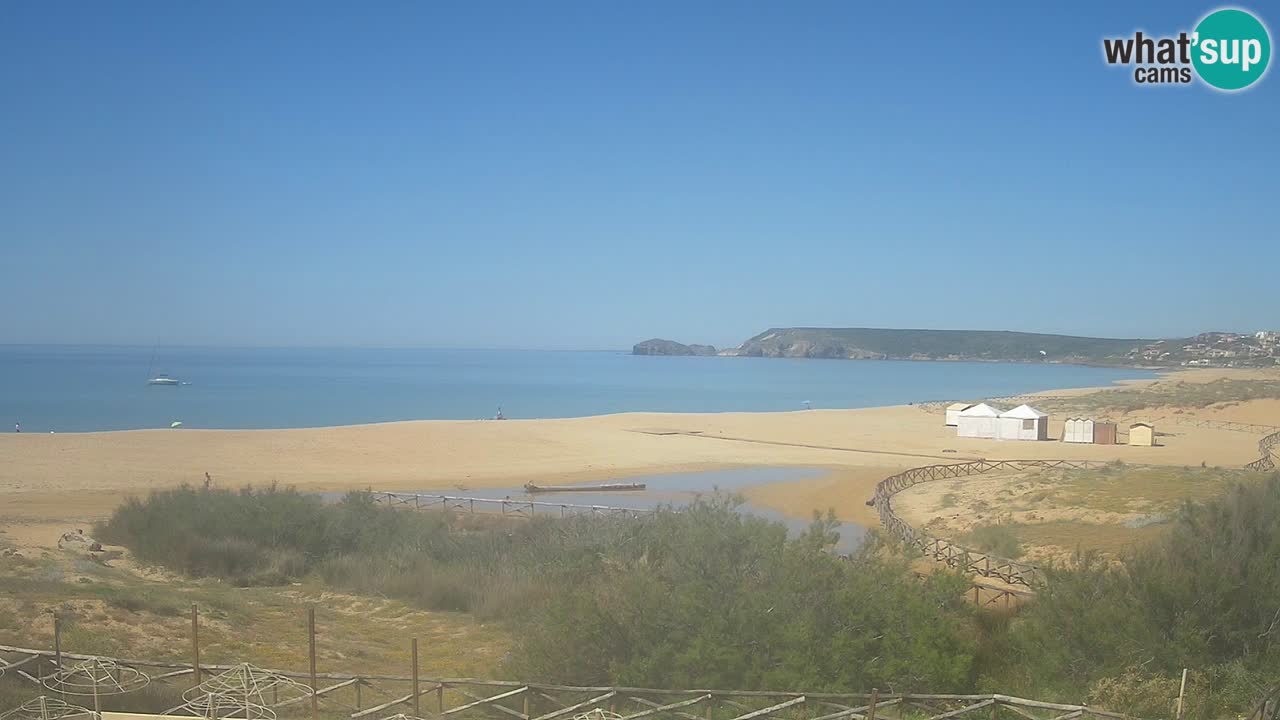Webcam Torre dei Corsari – Liveblick auf den Strand von Punta Usai
