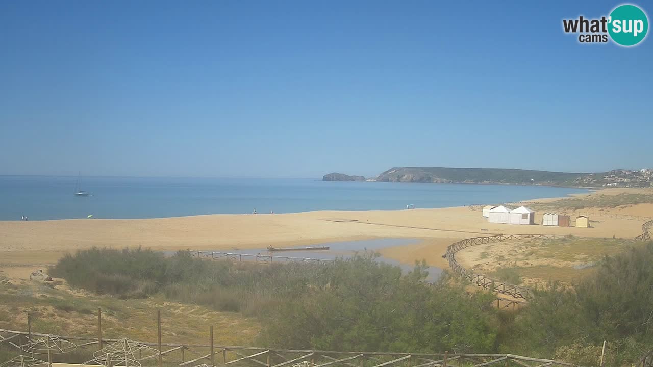 Webcam Torre dei Corsari – Live Beach View from Punta Usai
