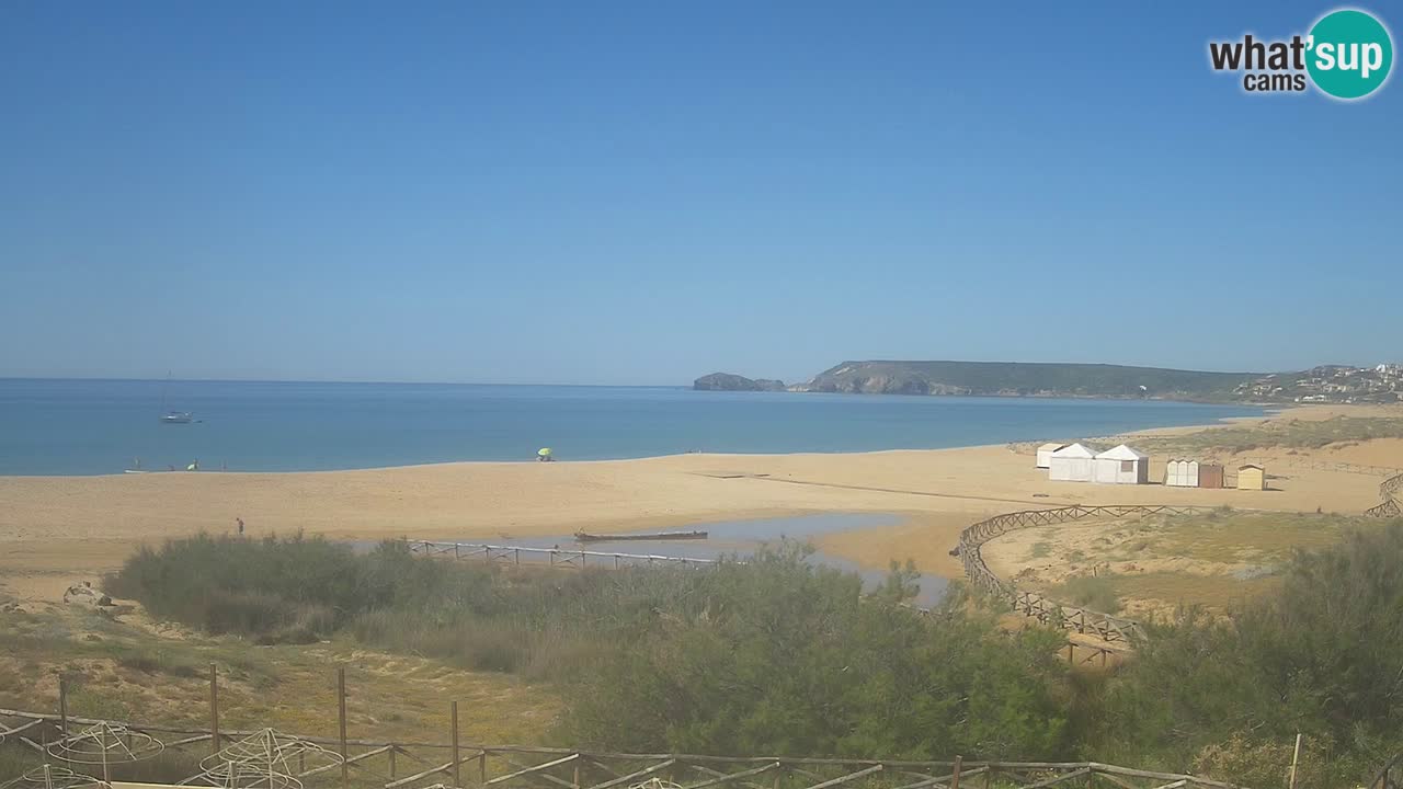Webcam Torre dei Corsari – Vista live sulla spiaggia da Punta Usai