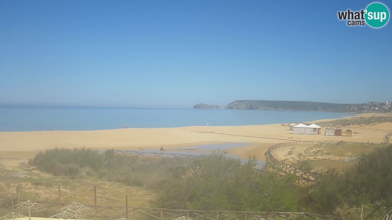 Webcam Torre dei Corsari – Vista live sulla spiaggia da Punta Usai