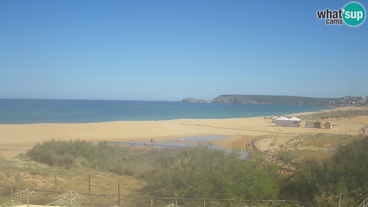 Webcam Torre dei Corsari – Live Beach View from Punta Usai