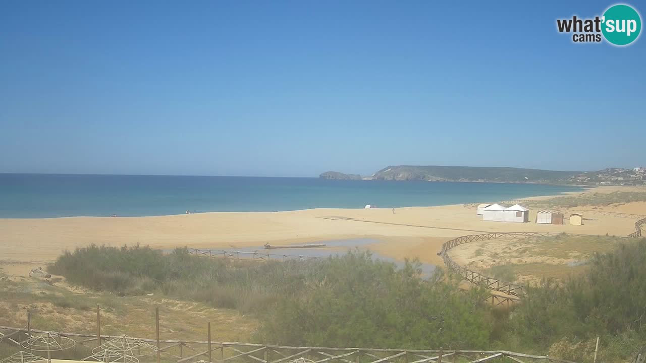 Spletna kamera Torre dei Corsari – Pogled v živo na plažo s Punta Usai
