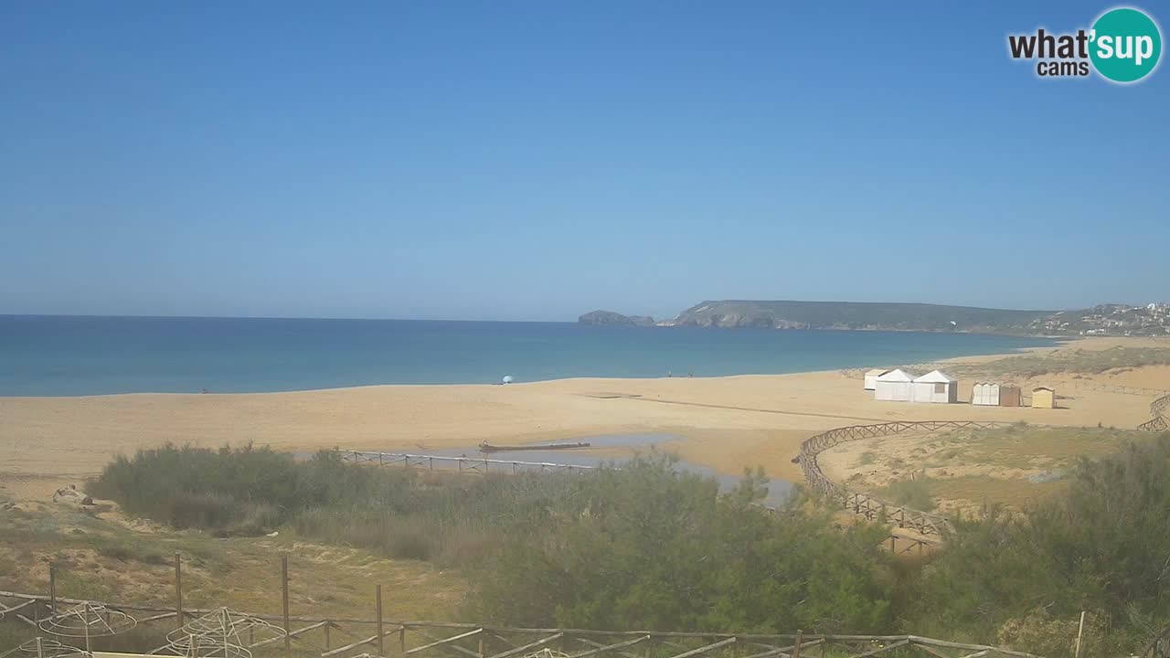 Webcam Torre dei Corsari – Live Beach View from Punta Usai