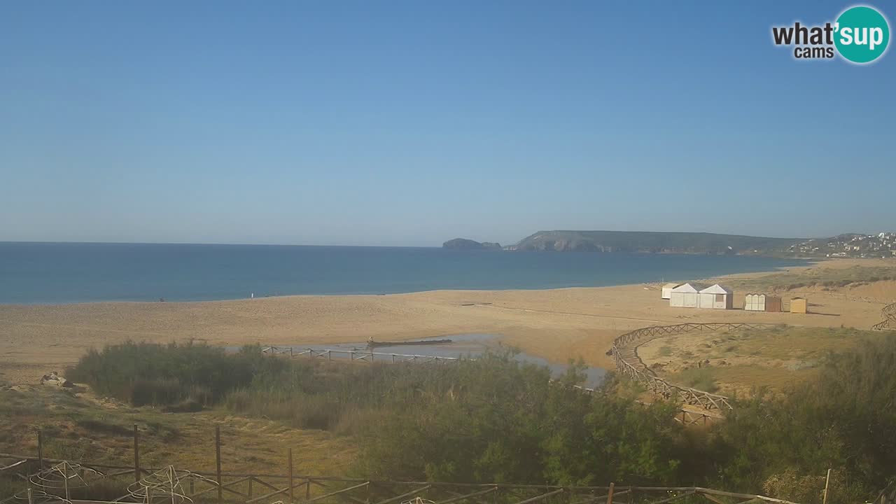 Webcam Torre dei Corsari – Vista live sulla spiaggia da Punta Usai