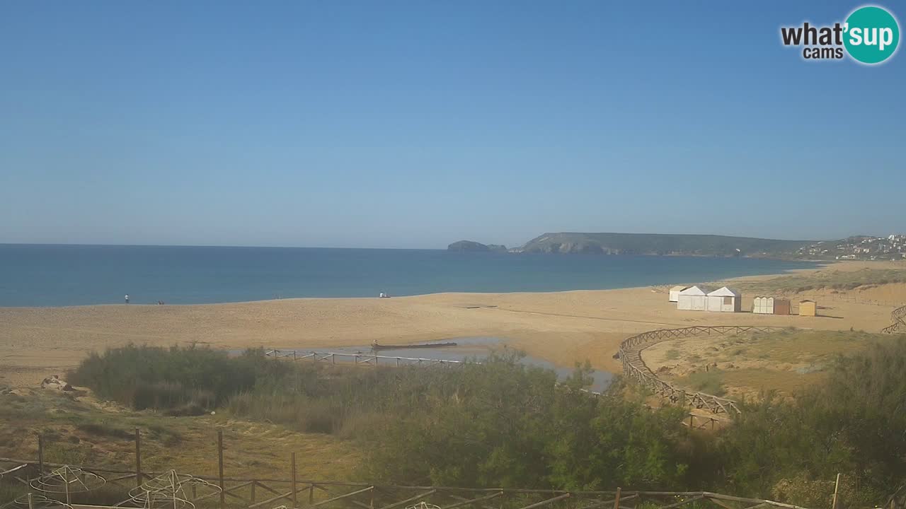 Webcam Torre dei Corsari – Vista live sulla spiaggia da Punta Usai