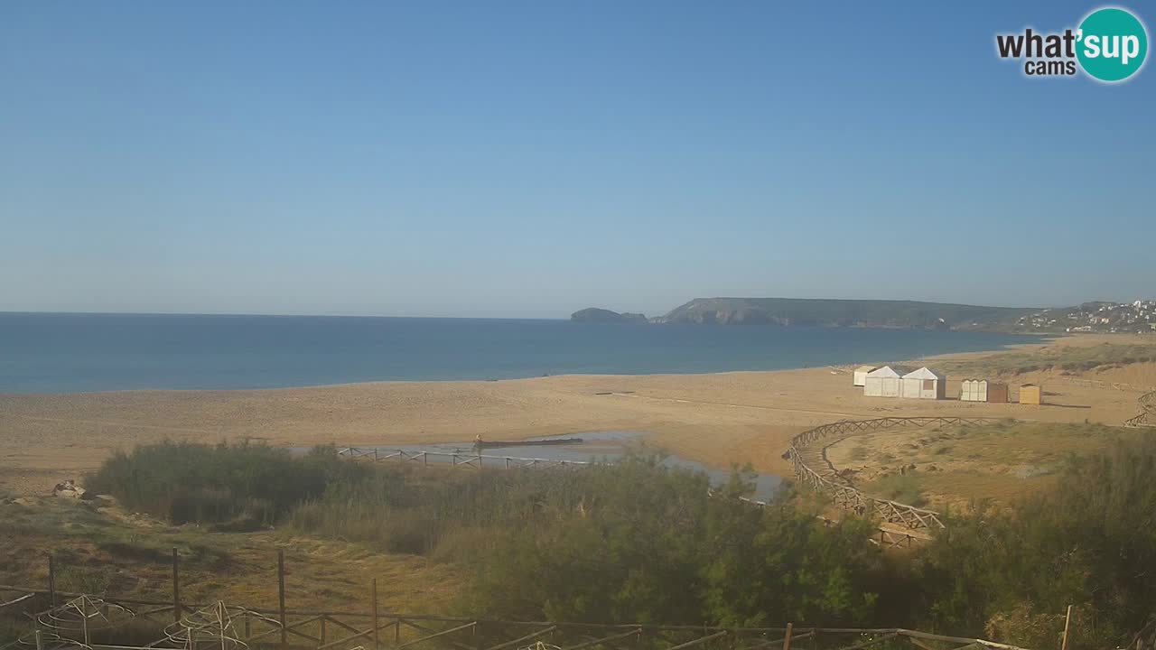 Web kamera Torre dei Corsari – Pogled uživo na plažu s Punta Usai