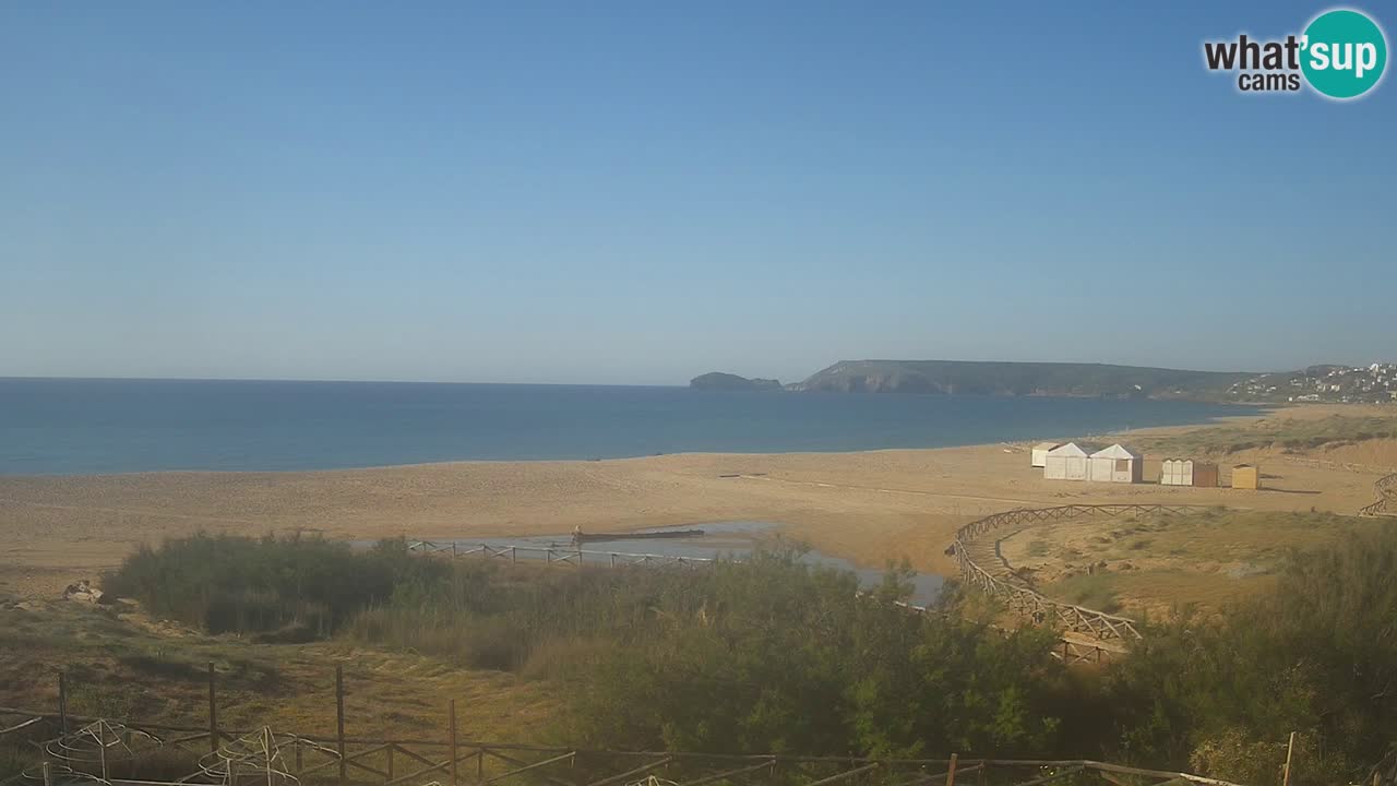 Web kamera Torre dei Corsari – Pogled uživo na plažu s Punta Usai