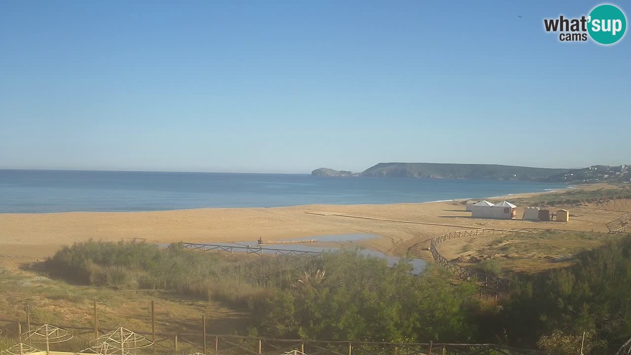 Web kamera Torre dei Corsari – Pogled uživo na plažu s Punta Usai