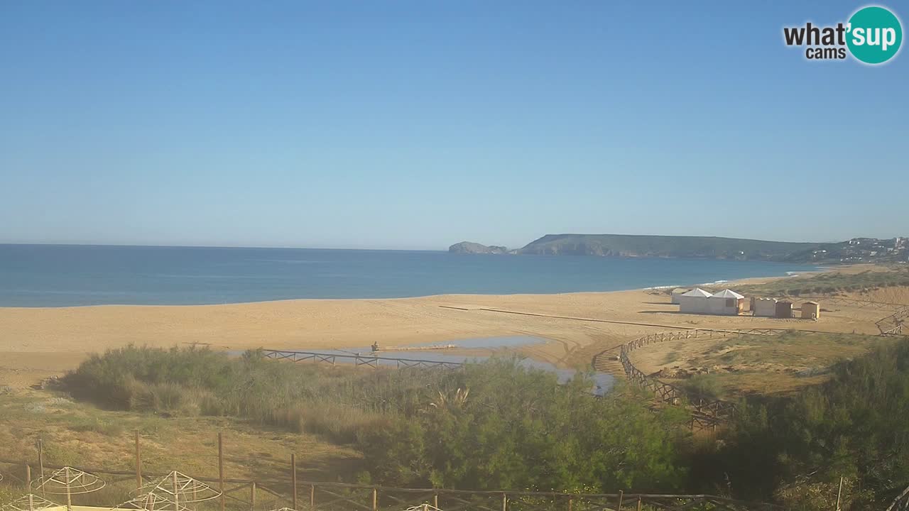 Webcam Torre dei Corsari – Liveblick auf den Strand von Punta Usai