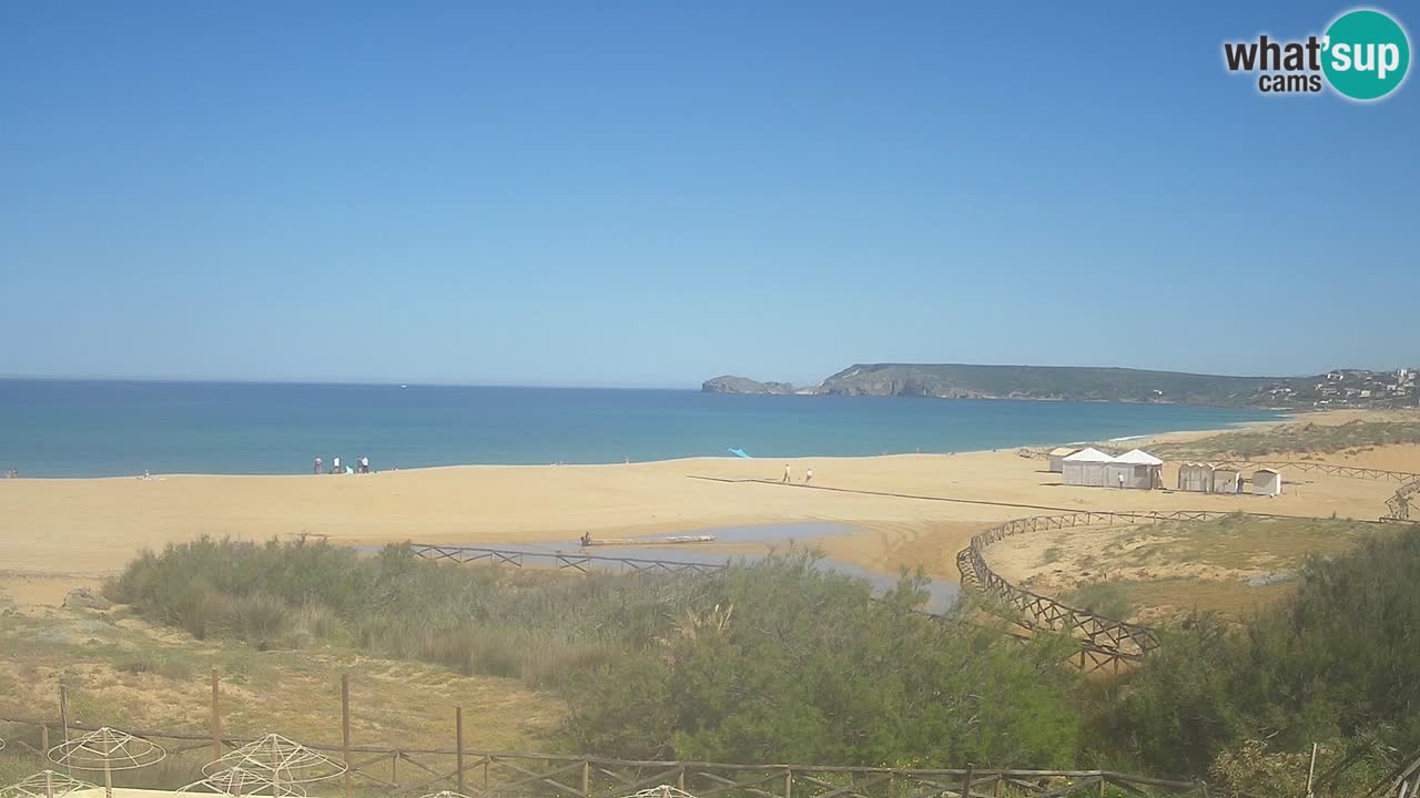 Webcam Torre dei Corsari – Vue en direct sur la plage depuis Punta Usai