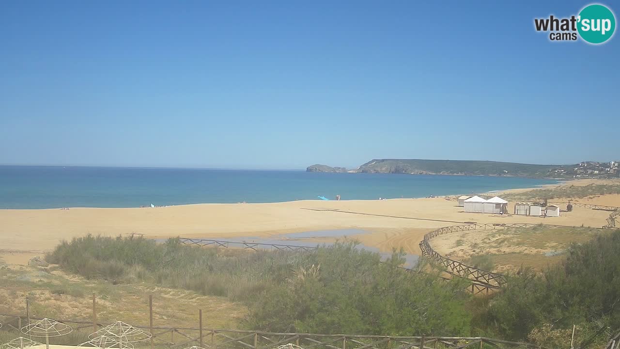 Web kamera Torre dei Corsari – Pogled uživo na plažu s Punta Usai
