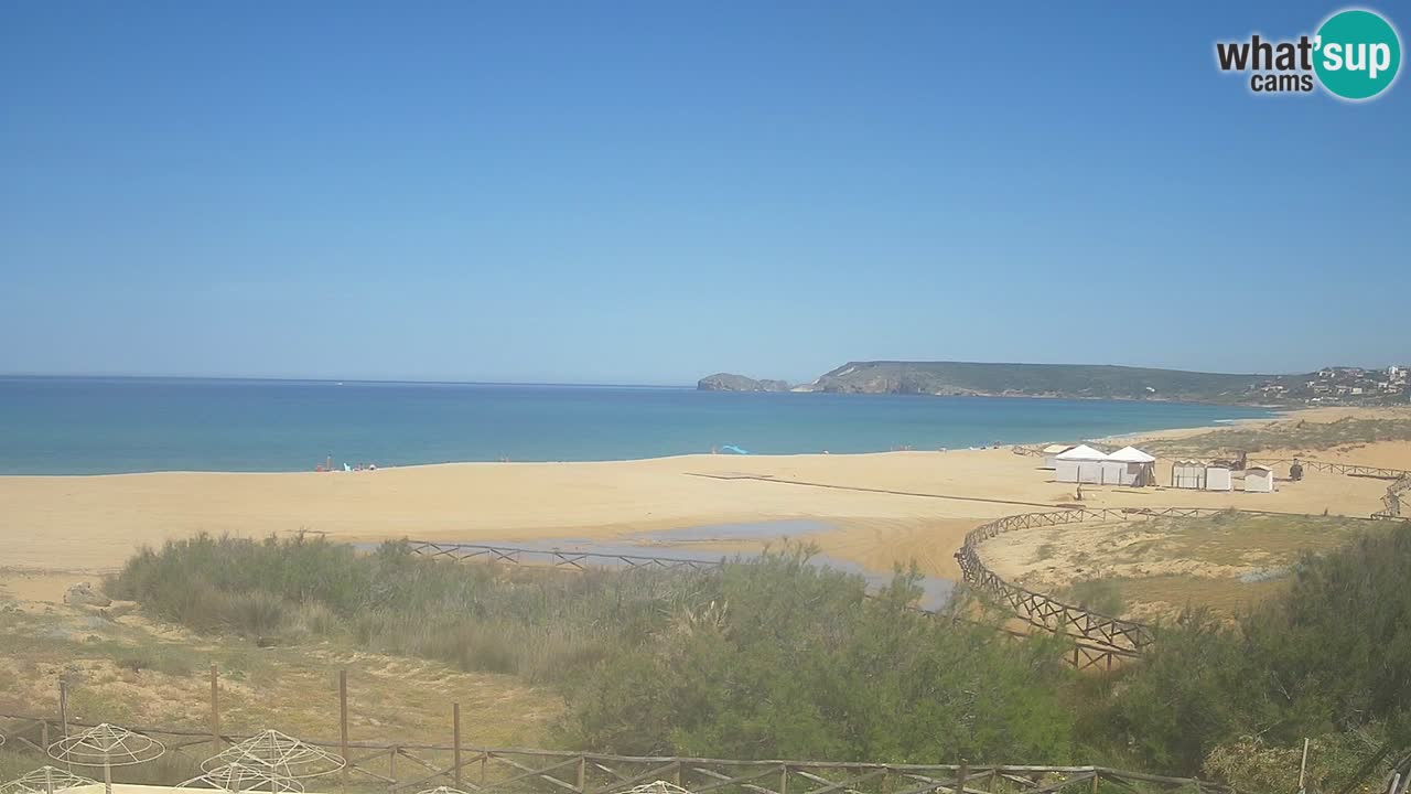 Cámara web Torre dei Corsari – Vista en directo de la playa desde Punta Usai