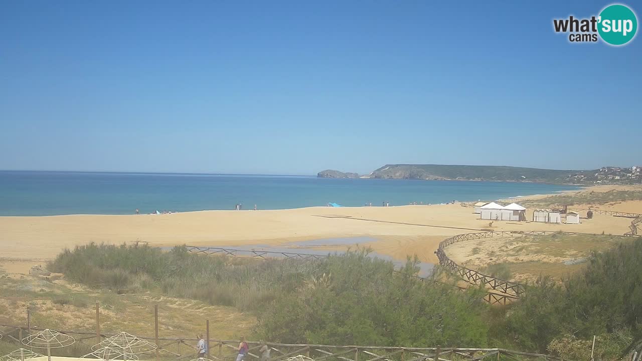 Webcam Torre dei Corsari – Vue en direct sur la plage depuis Punta Usai