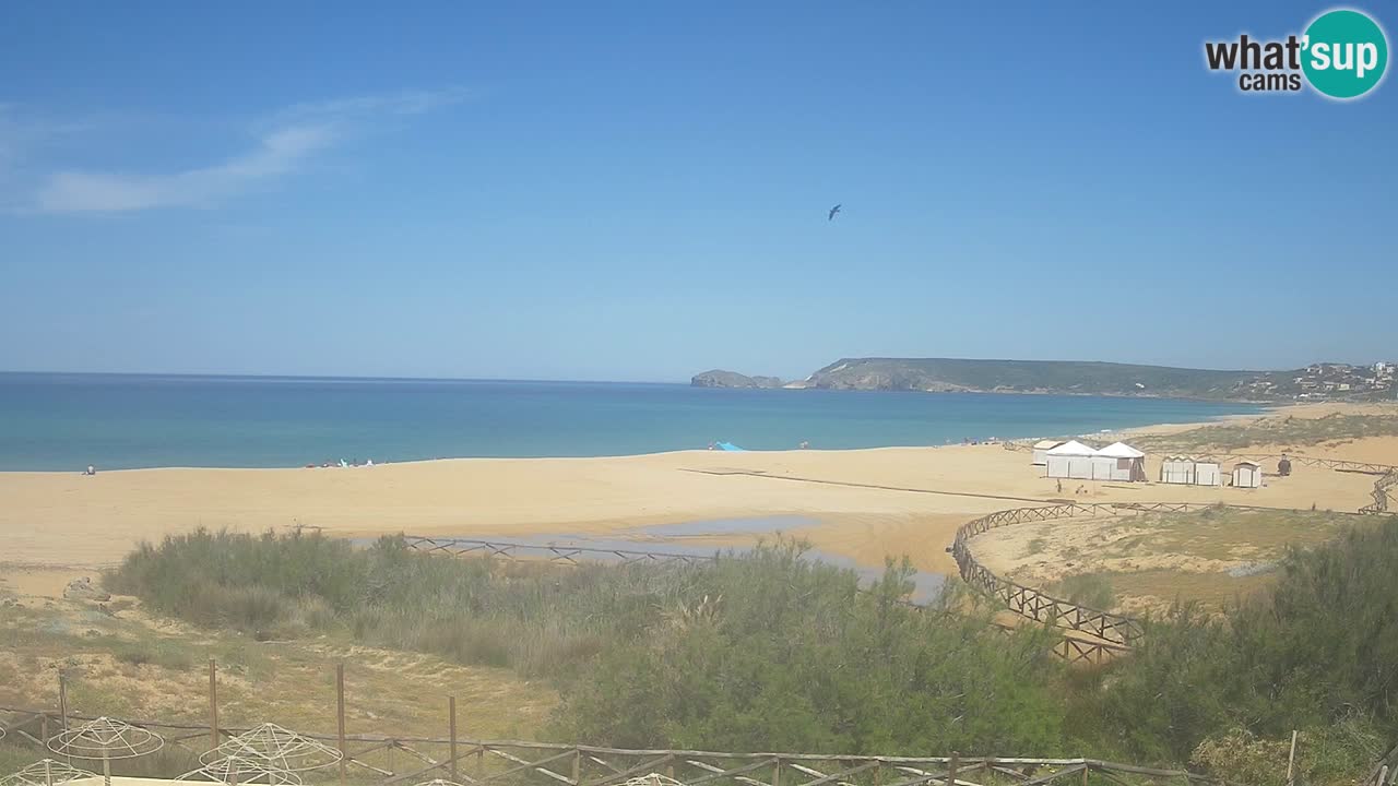 Webcam Torre dei Corsari – Vue en direct sur la plage depuis Punta Usai