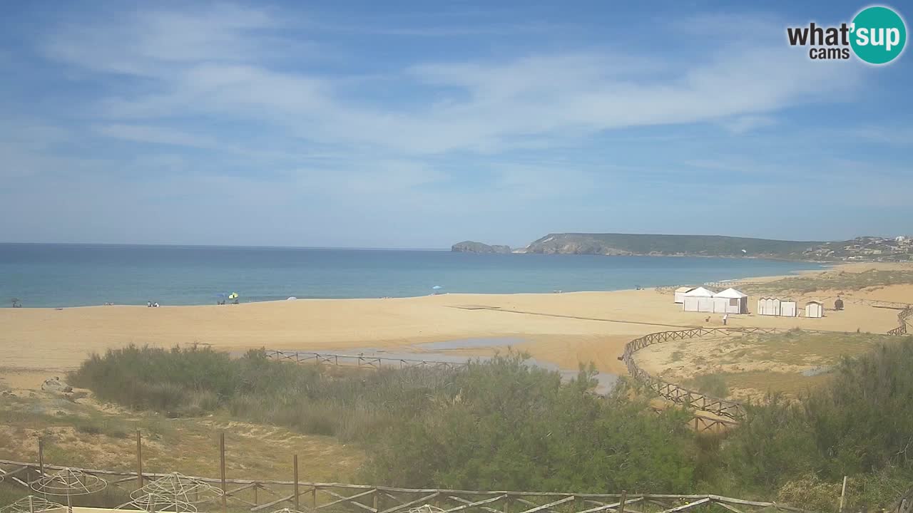 Webcam Torre dei Corsari – Vue en direct sur la plage depuis Punta Usai