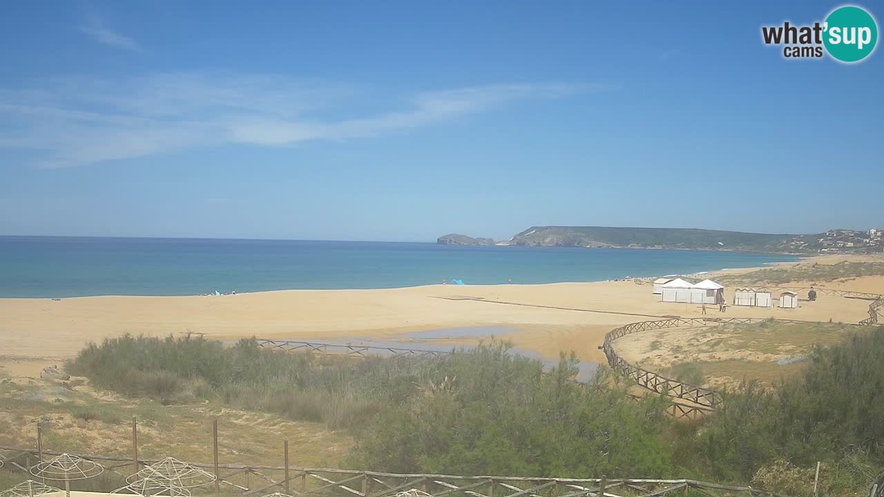 Spletna kamera Torre dei Corsari – Pogled v živo na plažo s Punta Usai